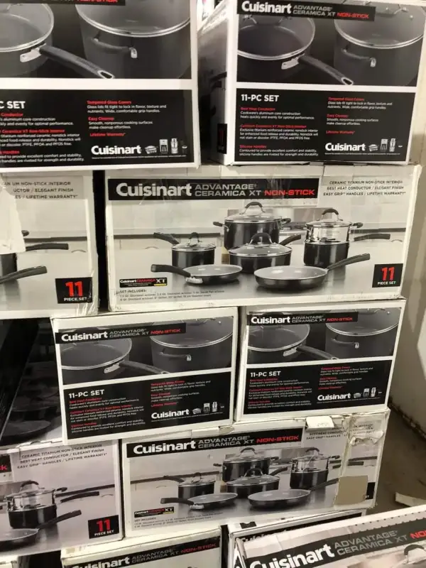 New Overstock Cookware Sets Pallet Liquidation