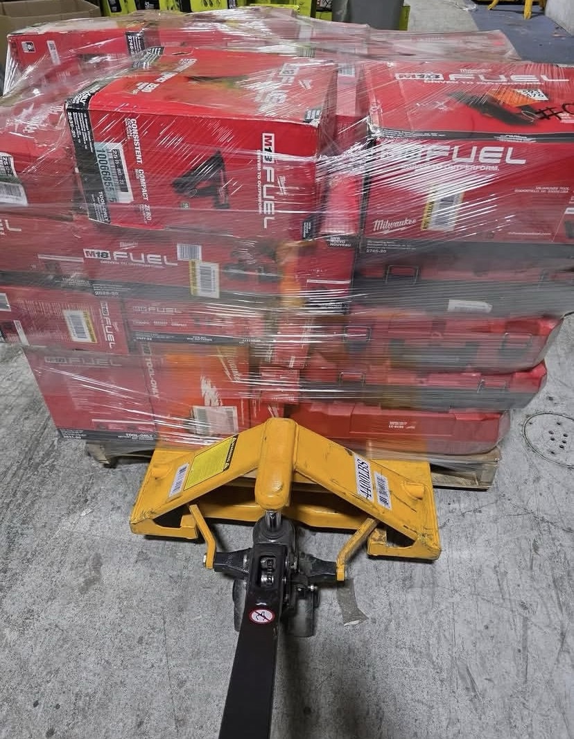 Brand New Milwaukee Power Tools Wholesale Pallet — 70 Units